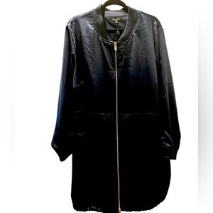 RebelBlack Jacket Streamlined Design Size2X . Lightweight good for Spring .NWT